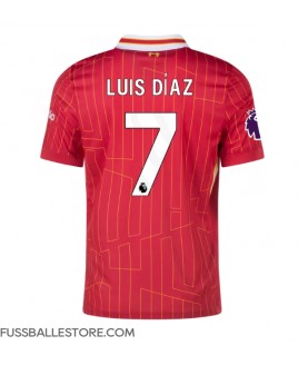 Günstige Liverpool Luis Diaz #7 Heimtrikot 2024-25 Kurzarm